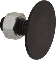 Value Collection - 3/8-16, 1" OAL, 1-5/16" Head Diam, Steel Elevator Bolt - Uncoated, Flat Head, UNC Thread, Grade 2 - Apex Tool & Supply