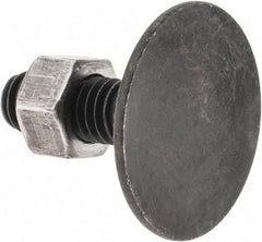 Value Collection - 3/8-16, 1-1/4" OAL, 1-5/16" Head Diam, Steel Elevator Bolt - Uncoated, Flat Head, UNC Thread, Grade 2 - Apex Tool & Supply