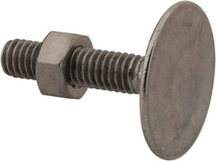 Value Collection - 5/16-18, 1-1/2" OAL, 1-3/16" Head Diam, Stainless Steel Elevator Bolt - Flat Head, UNC Thread, Grade 18-8 - Apex Tool & Supply