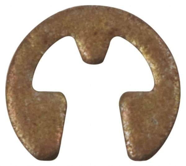 Rotor Clip - 0.079" Groove Diam, 7/64" Shaft Diam, Phosphate Steel, E Style External Retaining Rings - 0.02" Groove Width, 0.015" Groove Depth, 0.015" Ring Thickness, Grade 1060-1090 - Apex Tool & Supply