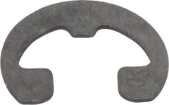 Rotor Clip - 1/4" Groove Diam, 5/16" Shaft Diam, Phosphate Steel, Reinforced E Style External Retaining Rings - 0.029" Groove Width, 0.031" Groove Depth, 0.025" Ring Thickness, Grade 1060-1090 - Apex Tool & Supply
