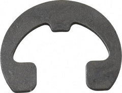 Rotor Clip - 0.343" Groove Diam, 7/16" Shaft Diam, Phosphate Steel, Reinforced E Style External Retaining Rings - 0.04" Groove Width, 0.047" Groove Depth, 0.035" Ring Thickness, Grade 1060-1090 - Apex Tool & Supply