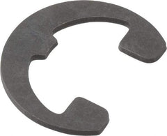 Rotor Clip - 0.396" Groove Diam, 1/2" Shaft Diam, Phosphate Steel, Reinforced E Style External Retaining Rings - 0.046" Groove Width, 0.052" Groove Depth, 0.042" Ring Thickness, Grade 1060-1090 - Apex Tool & Supply