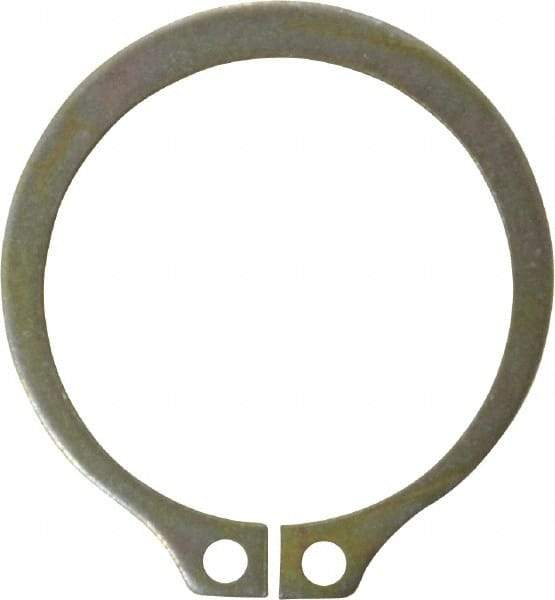 Rotor Clip - 1.529" Groove Diam, 1-5/8" Shaft Diam, Zinc Yellow Dichromate Steel, Snap External Retaining Rings - 0.068" Groove Width, 0.048" Groove Depth, 0.062" Ring Thickness, Grade 1060-1090 - Apex Tool & Supply