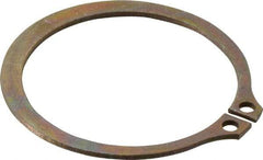 Rotor Clip - 1.886" Groove Diam, 2" Shaft Diam, Zinc Yellow Dichromate Steel, Snap External Retaining Rings - 0.068" Groove Width, 0.057" Groove Depth, 0.062" Ring Thickness, Grade 1060-1090 - Apex Tool & Supply