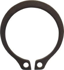 Rotor Clip - 0.588" Groove Diam, 5/8" Shaft Diam, Zinc-Plated Stainless Steel, Snap External Retaining Rings - 0.039" Groove Width, 0.018" Groove Depth, 0.035" Ring Thickness, Grade 15-7 Grade 632 - Apex Tool & Supply