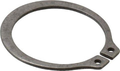 Rotor Clip - 0.821" Groove Diam, 7/8" Shaft Diam, Zinc-Plated Stainless Steel, Snap External Retaining Rings - 0.046" Groove Width, 0.027" Groove Depth, 0.042" Ring Thickness, Grade 15-7 Grade 632 - Apex Tool & Supply