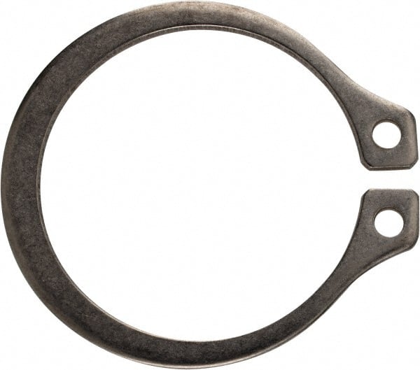 Rotor Clip - 63/64" Shaft Diam, 0.926" Groove Diam, Stainless Steel External SH Style Retaining Ring - Apex Tool & Supply