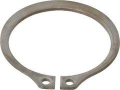 Rotor Clip - 1.118" Groove Diam, 1-3/16" Shaft Diam, Zinc-Plated Stainless Steel, Snap External Retaining Rings - 0.056" Groove Width, 0.035" Groove Depth, 0.05" Ring Thickness, Grade 15-7 Grade 632 - Apex Tool & Supply