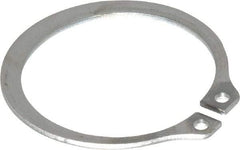 Rotor Clip - 1.176" Groove Diam, 1-1/4" Shaft Diam, Zinc-Plated Stainless Steel, Snap External Retaining Rings - 0.056" Groove Width, 0.037" Groove Depth, 0.05" Ring Thickness, Grade 15-7 Grade 632 - Apex Tool & Supply