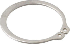 Rotor Clip - 1.232" Groove Diam, 1-5/16" Shaft Diam, Zinc-Plated Stainless Steel, Snap External Retaining Rings - 0.056" Groove Width, 0.04" Groove Depth, 0.05" Ring Thickness, Grade 15-7 Grade 632 - Apex Tool & Supply