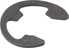 Rotor Clip - 0.485" Groove Diam, 5/8" Shaft Diam, Phosphate Steel, Bowed E Style External Retaining Rings - 0.077" Groove Width, 0.07" Groove Depth, 0.042" Ring Thickness, Grade 1060-1090 - Apex Tool & Supply