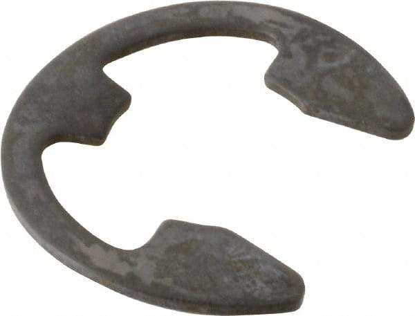 Rotor Clip - 0.58" Groove Diam, 3/4" Shaft Diam, Phosphate Steel, Bowed E Style External Retaining Rings - 0.085" Groove Width, 0.085" Groove Depth, 0.05" Ring Thickness, Grade 1060-1090 - Apex Tool & Supply