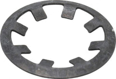 Rotor Clip - 3/8" Shaft Diam, Phosphate Steel, Self Locking External Retaining Rings - 0.015" Ring Thickness, Grade 1060-1090 - Apex Tool & Supply