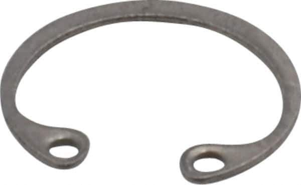 Rotor Clip - 0.015" Thick, Stainless Steel Snap Internal Retaining Ring - 0.02" Groove Width, 0.009" Groove Depth, 0.33" Groove Diam, Grade 15-7 Grade 632 - Apex Tool & Supply