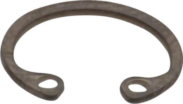 Rotor Clip - 0.025" Thick, Stainless Steel Snap Internal Retaining Ring - 0.029" Groove Width, 0.011" Groove Depth, 0.397" Groove Diam, Grade 15-7 Grade 632 - Apex Tool & Supply