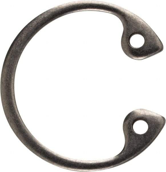 Rotor Clip - 0.035" Thick, Stainless Steel Snap Internal Retaining Ring - 0.039" Groove Width, 0.017" Groove Depth, 0.596" Groove Diam, Grade 15-7 Grade 632 - Apex Tool & Supply