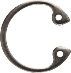 Rotor Clip - 0.035" Thick, Stainless Steel Snap Internal Retaining Ring - 0.039" Groove Width, 0.017" Groove Depth, 0.596" Groove Diam, Grade 15-7 Grade 632 - Apex Tool & Supply