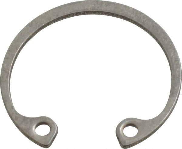 Rotor Clip - 0.035" Thick, Stainless Steel Snap Internal Retaining Ring - 0.039" Groove Width, 0.023" Groove Depth, 0.796" Groove Diam, Grade 15-7 Grade 632 - Apex Tool & Supply