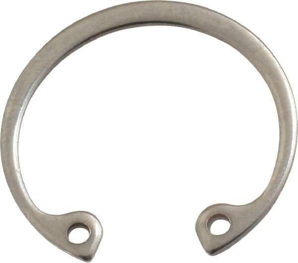 Rotor Clip - 0.042" Thick, Stainless Steel Snap Internal Retaining Ring - 0.046" Groove Width, 0.028" Groove Depth, 0.931" Groove Diam, Grade 15-7 Grade 632 - Apex Tool & Supply