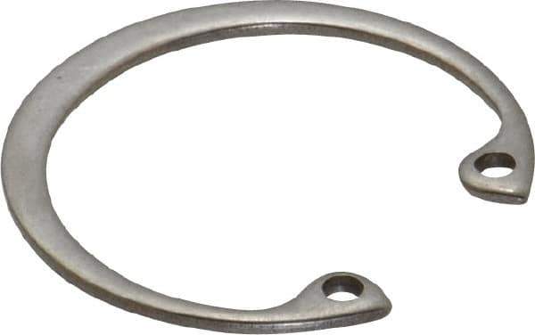 Rotor Clip - 0.05" Thick, Stainless Steel Snap Internal Retaining Ring - 0.056" Groove Width, 0.036" Groove Depth, 1.197" Groove Diam, Grade 15-7 Grade 632 - Apex Tool & Supply