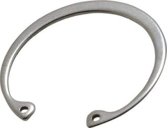 Rotor Clip - 0.062" Thick, Stainless Steel Snap Internal Retaining Ring - 0.068" Groove Width, 0.054" Groove Depth, 1.858" Groove Diam, Grade 15-7 Grade 632 - Apex Tool & Supply