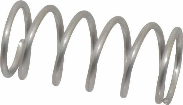 Value Collection - 0.6" OD, 0.062" Wire, 1-1/4" Free Length, Compression Spring - 20.61 Lb Spring Rating - Apex Tool & Supply