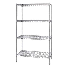 Quantum Storage - Wire Shelving Type: Wire Shelving - Starter Unit Starter or Add-On: Starter - Apex Tool & Supply