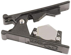 Coilhose Pneumatics - 1/4" ID, 50' Long, Transparent Blue Polyurethane Coiled & Self Storing Hose - 200 Max psi, No Fittings - Apex Tool & Supply