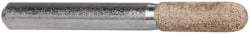 Cratex - 1/4" Head Diam x 3/4" Thickness, A24, Ball Nose End, Aluminum Oxide Mounted Point - Medium Grade, 80 Grit, 36,370 RPM - Apex Tool & Supply