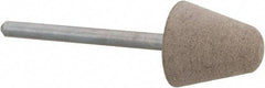 Cratex - 5/8" Head Diam x 5/8" Thickness, B41, Tree End, Aluminum Oxide Mounted Point - Fine Grade, 120 Grit, 17,620 RPM - Apex Tool & Supply