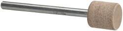 Cratex - 3/8" Head Diam x 3/8" Thickness, W175, Cylinder End, Aluminum Oxide Mounted Point - Fine Grade, 120 Grit, 24,150 RPM - Apex Tool & Supply