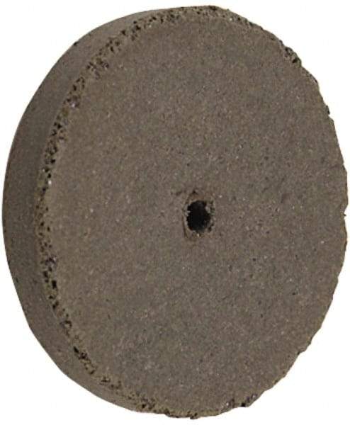 Cratex - 7/8" Diam x 1/8" Hole x 3/16" Thick, Surface Grinding Wheel - Medium Grade - Apex Tool & Supply