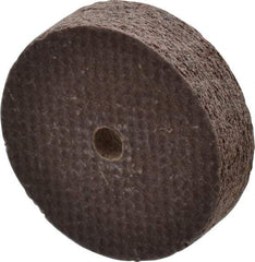 Cratex - 1" Diam x 1/8" Hole x 1/4" Thick, 54 Grit Surface Grinding Wheel - Aluminum Oxide, Type 1, Coarse Grade, 54,240 Max RPM, No Recess - Apex Tool & Supply