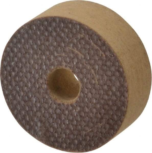 Cratex - 1" Diam x 1/4" Hole x 3/8" Thick, 54 Grit Surface Grinding Wheel - Aluminum Oxide, Type 1, Coarse Grade, 54,240 Max RPM, No Recess - Apex Tool & Supply