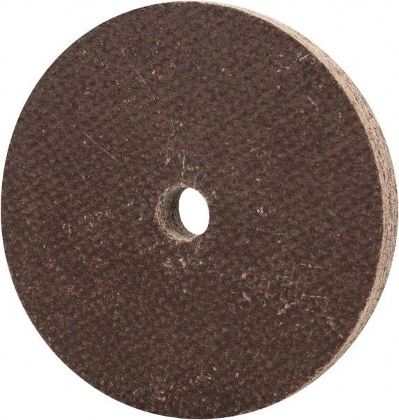 Cratex - 2" Diam x 1/4" Hole x 1/4" Thick, 54 Grit Surface Grinding Wheel - Aluminum Oxide, Type 1, Coarse Grade, 27,120 Max RPM, No Recess - Apex Tool & Supply