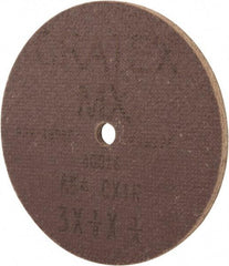 Cratex - 3" Diam x 1/4" Hole x 1/8" Thick, 54 Grit Surface Grinding Wheel - Aluminum Oxide, Type 1, Coarse Grade, 18,080 Max RPM, No Recess - Apex Tool & Supply