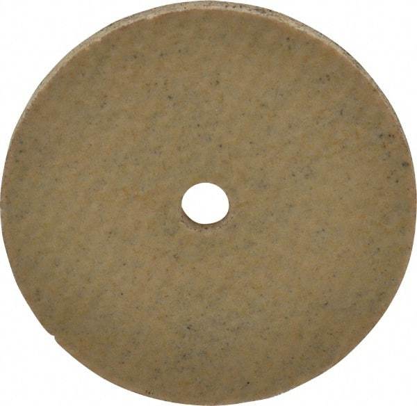 Cratex - 1" Diam x 1/8" Hole x 1/16" Thick, 80 Grit Surface Grinding Wheel - Aluminum Oxide, Type 1, Medium Grade, 36,290 Max RPM, No Recess - Apex Tool & Supply