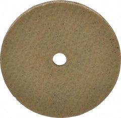 Cratex - 1" Diam x 1/8" Hole x 1/16" Thick, 80 Grit Surface Grinding Wheel - Aluminum Oxide, Type 1, Medium Grade, 36,290 Max RPM, No Recess - Apex Tool & Supply