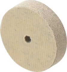 Cratex - 1" Diam x 1/8" Hole x 1/4" Thick, 80 Grit Surface Grinding Wheel - Aluminum Oxide, Type 1, Medium Grade, 36,290 Max RPM, No Recess - Apex Tool & Supply