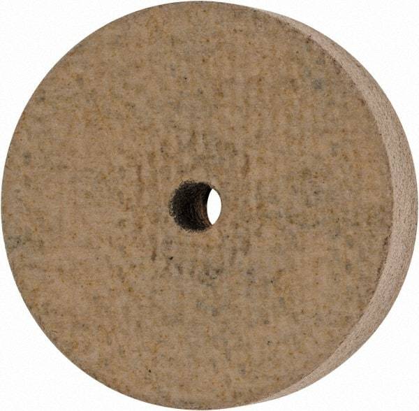 Cratex - 1" Diam x 1/8" Hole x 1/4" Thick, 120 Grit Surface Grinding Wheel - Aluminum Oxide, Type 1, Fine Grade, 36,290 Max RPM, No Recess - Apex Tool & Supply