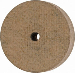 Cratex - 1" Diam x 1/8" Hole x 1/4" Thick, 120 Grit Surface Grinding Wheel - Aluminum Oxide, Type 1, Fine Grade, 36,290 Max RPM, No Recess - Apex Tool & Supply