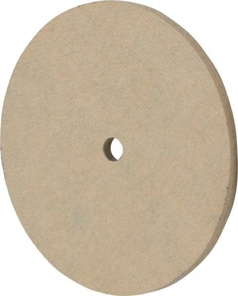 Cratex - 3" Diam x 1/4" Hole x 1/8" Thick, 120 Grit Surface Grinding Wheel - Aluminum Oxide, Type 1, Fine Grade, 12,095 Max RPM, No Recess - Apex Tool & Supply