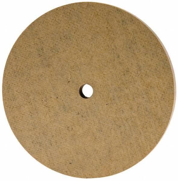 Cratex - 3" Diam x 1/4" Hole x 1/4" Thick, 120 Grit Surface Grinding Wheel - Aluminum Oxide, Type 1, Fine Grade, 12,095 Max RPM, No Recess - Apex Tool & Supply