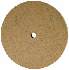 Cratex - 3" Diam x 1/4" Hole x 1/4" Thick, 120 Grit Surface Grinding Wheel - Aluminum Oxide, Type 1, Fine Grade, 12,095 Max RPM, No Recess - Apex Tool & Supply