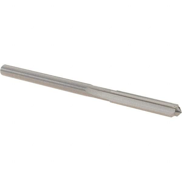 OSG - 11/64" Solid Carbide Chucking Reamer - Straight Flute, 5/32" Straight Shank, 7/8" Flute Length, 2-3/4" OAL - Apex Tool & Supply