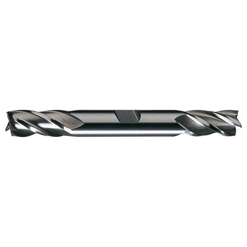 ‎15/64″ × 3/8″ × 5/8″ × 3-3/8″ RHS / RHC HSS HSS Double End 4-Flute Center Cutting Finishing End Mill - TiCN - Exact Industrial Supply