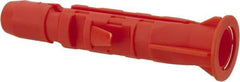 Value Collection - 3/8" Diam, 2-3/8" Long, Plug Drywall & Hollow Wall Anchor - 3/8" Drill, Plastic, Use in Drywall & Hollow Wall - Apex Tool & Supply