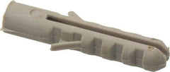 Value Collection - 5/16" Diam, 1-1/2" Long, Plug Drywall & Hollow Wall Anchor - 5/16" Drill, Nylon, Use in Drywall & Hollow Wall - Apex Tool & Supply