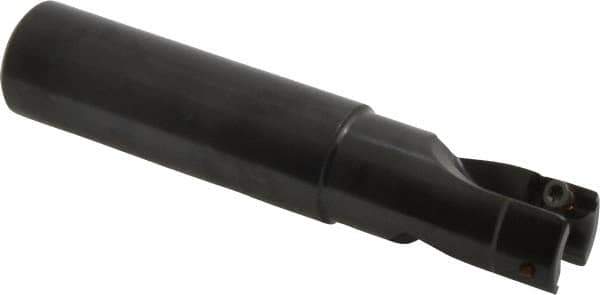 Kennametal - 1" Cut Diam, 0.404" Max Depth of Cut, 1" Shank Diam, 5" OAL, Indexable Square Shoulder End Mill - LFEW 252... Inserts, Cylindrical Shank, 0° Lead Angle - Apex Tool & Supply